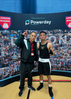 TKO boxer at London Boxing event